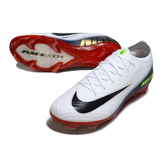 Chuteira Campo Nike Air Zoom Mercurial Vapor 16 Elite FG Branco, Vermelho e Azul